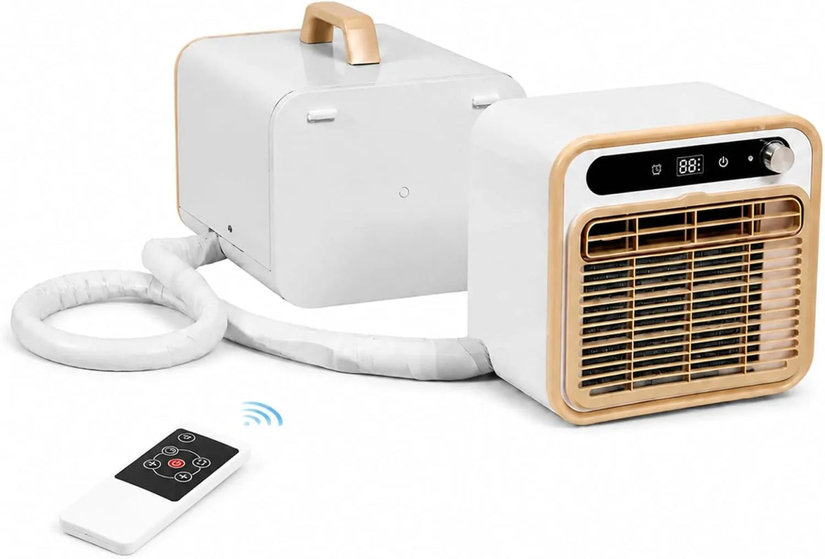 Airconditioner, 5000 BTU, wifi-bediening, 13kg Split Camping AC, 5000 BTU draagbare voor tent