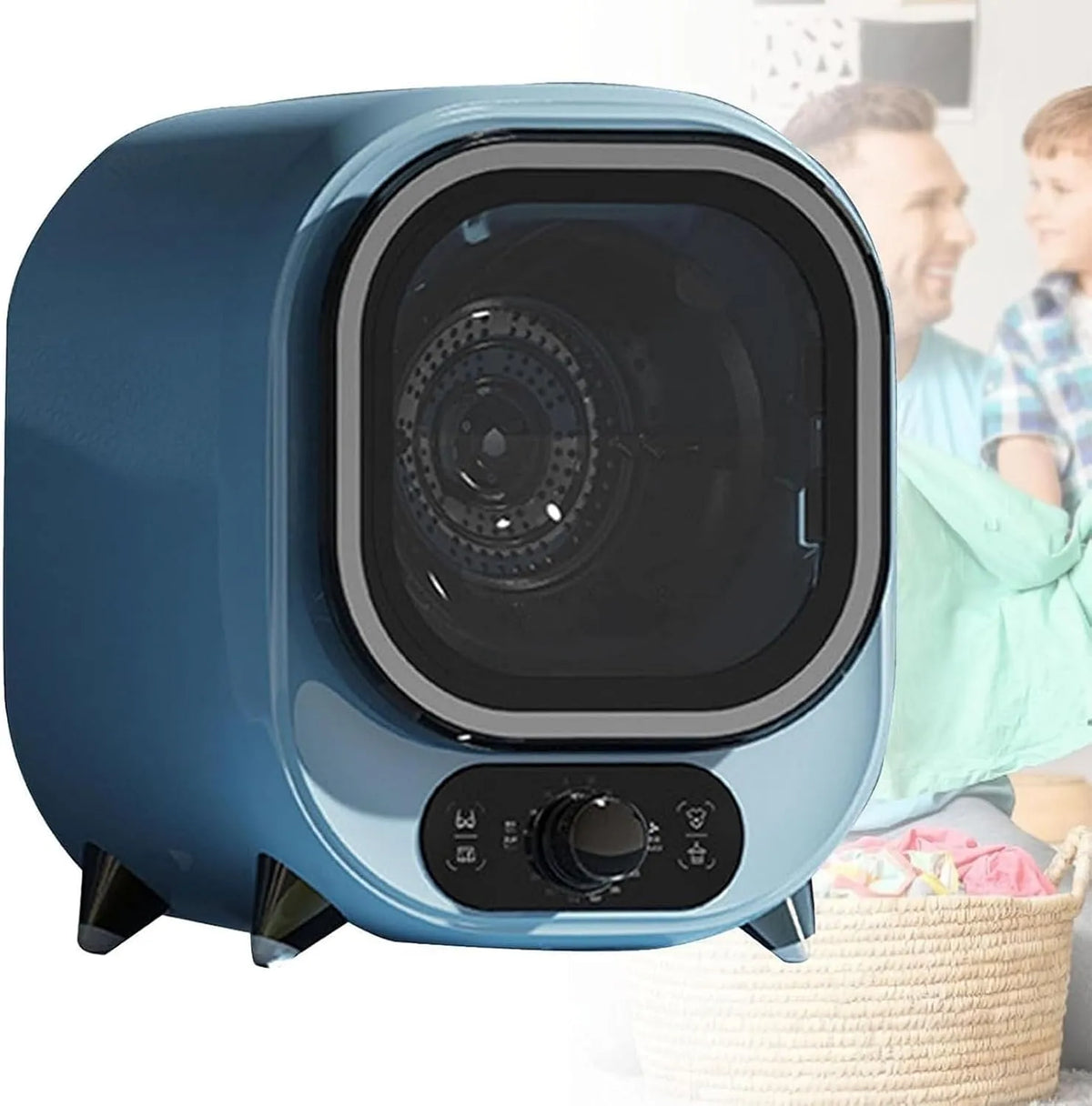 Wasdroger, 0,8 Kg, Mini Tumble Droger, Draagbare Condensor Tumble Dryer, 5kg Geventileerde Tuimeldroger, Compacte Spindroger