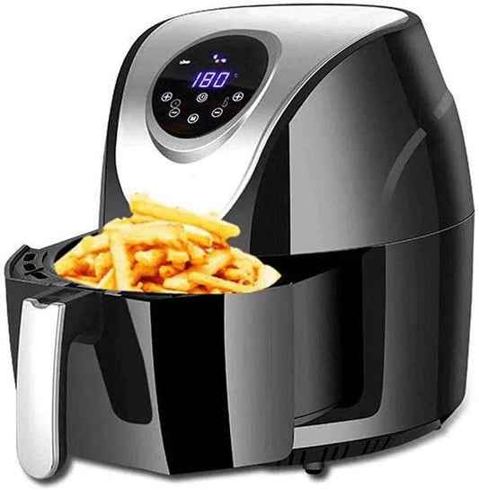 Airfryer, 1800 W, heteluchtfunctie, Multifunctionele heteluchtfriteuse, heteluchtoven met mand/snelluchttechnologie, voor de keuken