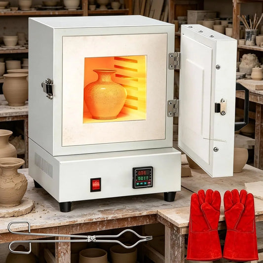 Elektrische oven, 2000w, Mini Oven Voor Aardewerk Thuis, 2000w Voor Metaal Smelten & Wax Burnout