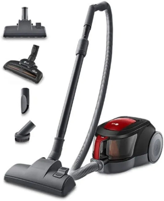 LG VC5506NHTCR stofzuiger, 650 W, 1,1 l, reinigingsmodus voor huisdierhaar, Zakloze, cycloonsysteem Elipse, telescopische buis