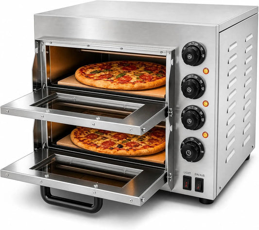 Pizzaoven, 14 inch, timer, Commerciële 14 inch met 50-350 °C en 60 minuten timer
