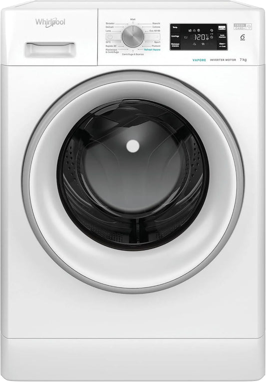 Whirlpool FFB 7469 SV wasmachine, 7,0 kg, met voorlader, wasprogramma's met elektronische bediening