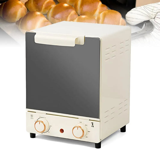 Elektrische oven, 3 niveaus, timer, heteluchtfunctie, 15L verticale elektrische mini-oven, slimme heteluchtoven met 3 niveaus, timer van 60 minuten