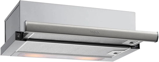 Teka TL 6420 afzuigkap, 60 cm, 2 snelheden, uittrekbare keuken, 2 snelheden + intensief, telescopische of extra platte