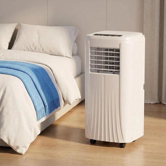 Airconditioner, 12000 BTU, stille werking, Mobiele 12000 BTU, Slimme AC-eenheid met Ventilator en Luchtontvochtiger, Inclusief Raamkit