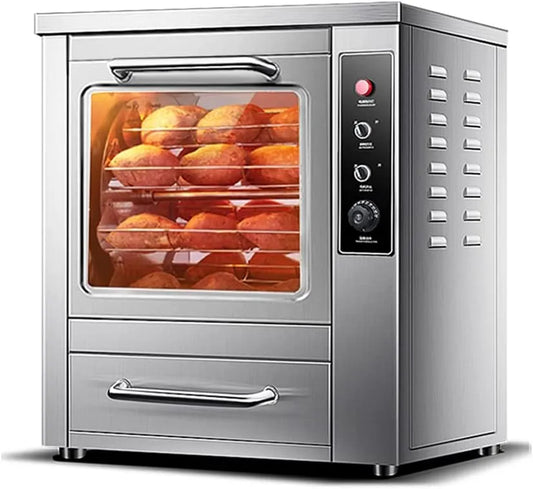 Elektrische oven, automatische werking, Automatische Machine Voor Het Roosteren Van Zoete Aardappelen, Commerciële Voor Maïs En Aardappelen