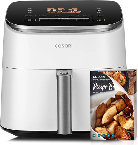 Friteuse, Cosori Turbo Blaze Lucht, 95% minder olie, elektrische bereiding met temperatuurregeling
