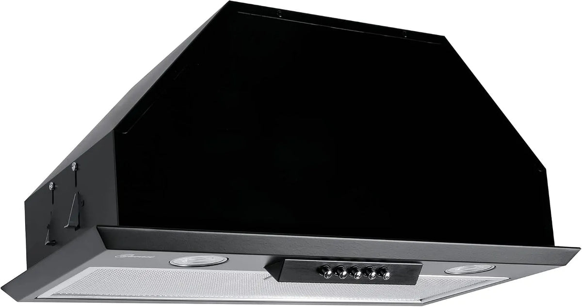 B 051 ventilator, 1000m3/h, 52 cm, Gurari GCH 52 BL+ uitlaatslang, Inbouw module/Inbouw Afzuigkap