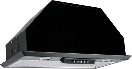 B 051 ventilator, 1000m3/h, 52 cm, Gurari GCH 52 BL+ uitlaatslang, Inbouw module/Inbouw Afzuigkap
