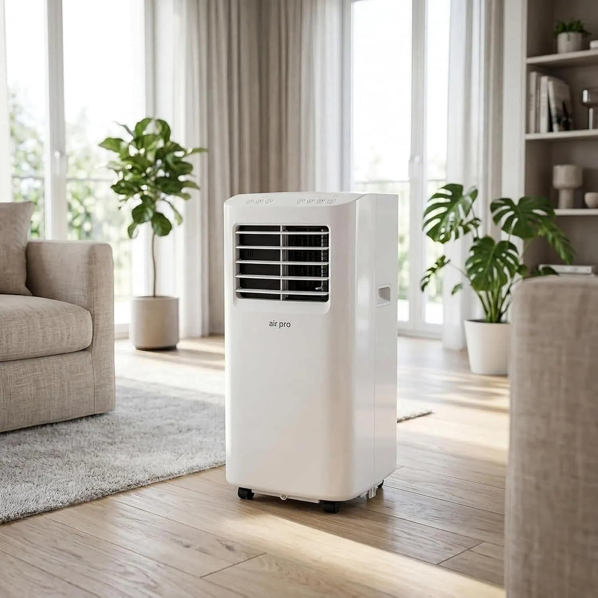 Airconditioner, 12000 BTU, 30 m2, 7000 BTU, wifi-bediening, timer, 4-in-1 Mobiele 12000 BTU Wifi Smart Bediening