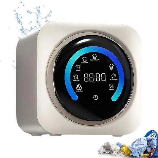 Was-droogcombinatie, 3,5 L, automatische werking, 2-in-1 draagbare mini-wasmachine en drogercombinatie, 3,5 L aan de muur te bevestigen