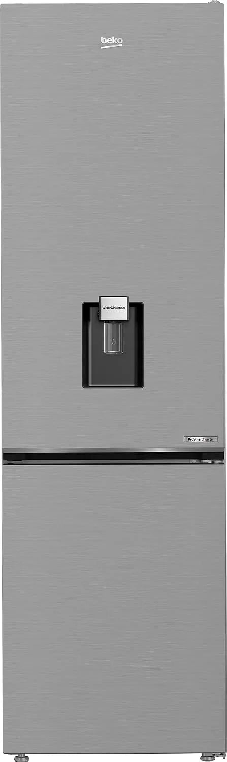 Beko B5RCNA406DHXB1 koel-vriescombinatie, 355 l, 249 l, 106 l, automatische werking, vrijstaande koel-/vriescombinatie, roestvrijstalen look
